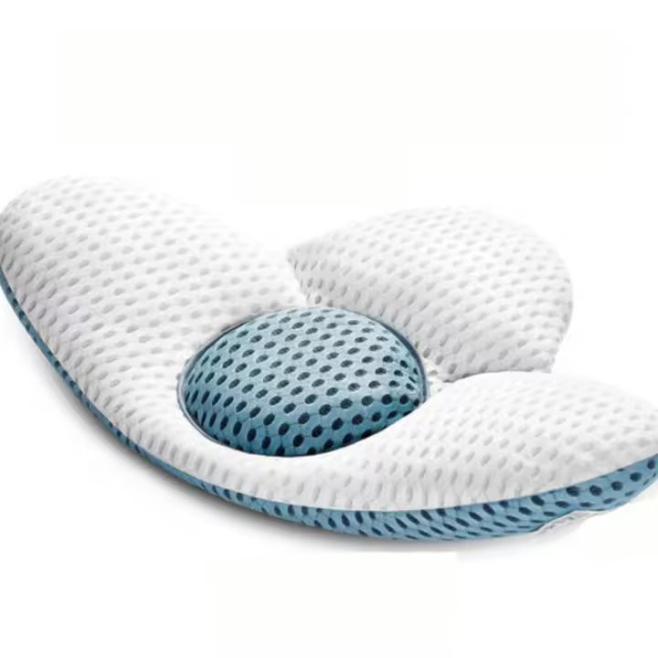 Almohada Lumbar Funcional 3D Rebote Rápido Mejora la Postura Cervical Suministros de Dormitorio - 1