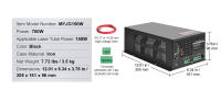 SucceBuy Fuente de alimentación láser CO2, 150 W para tubo láser, corriente constante y protección de circuito abierto, disipación rápida de calor, compatible con grabadores y cortadores láser multimarca - details 6