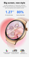 Reloj inteligente Watch 4 Mini para mujer, pulsera con rastreador GPS, Pantalla AMOLED de 1,27 pulgadas, Bluetooth, llamadas, resistente al agua, novedad de 2024,Reloj súper pequeño,Adecuado para mujeres, adolescentes, niños - details 2