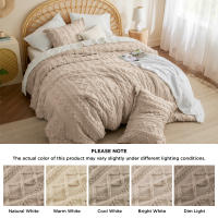 Bedsure-Juego de edredones bohemios, conjunto de cama con bordado elegante y desgastado, suave, Jacquard, Twin, Full, Queen y King - details 13