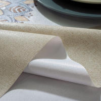 Mantel rectangular de PVC para mesa, impermeable, resistente al desgaste, estampado Floral, 4/6/8 plazas - details 6