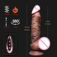 Leten Vibrador Realista Telescópico Dildo Vaginal para Mujeres Juguete Sexual Caliente con Penetración Anal - details 12