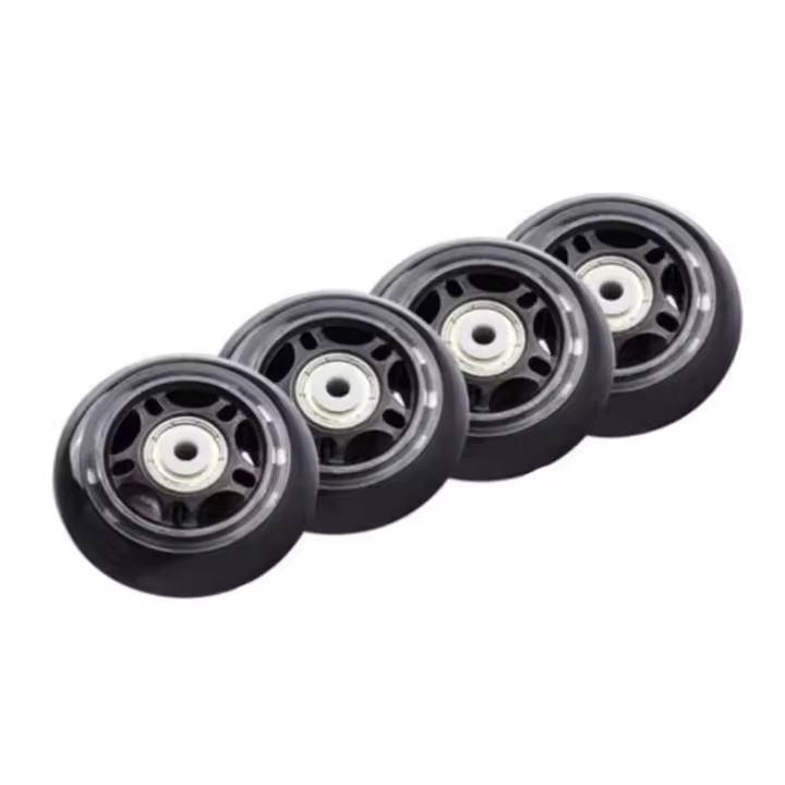 Patines de 4 piezas, rueda antideslizante, rodamiento de 70x24mm, accesorios para patines - 1