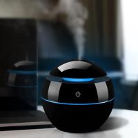 Humidificador de aire portátil, difusor de Aroma ultrasónico USB, luz LED nocturna, difusor de aceite esencial eléctrico, aromaterapia, negro - details 2