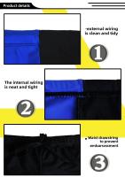 Bañadores de talla grande para hombre, traje de baño con logo impreso para playa, parque acuático, traje de baño grande de ángulo plano para adultos, pantalones cortos cómodos y transpirables para verano - details 6
