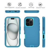 Armadura a prueba de golpes Defender funda de teléfono para iphone 11 12 13 14 15 Pro Max X XS XR XSMAX 7 8 Plus SE2 SE4 PC duro + cubierta trasera de TPU - details 1