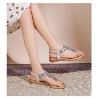 Sandalias Plataforma Mujer Strass Verano 2025 - Diseño Bohemio con Tacon Ancho Cómodo - Zapatos Elegantes Playa y Fiesta - details 22