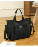 Toth de gran capacidad multibolsillo de mano bolsa de lona simple de ocio estudiante hombro cross-body clase bolsa de ordenador - details 8