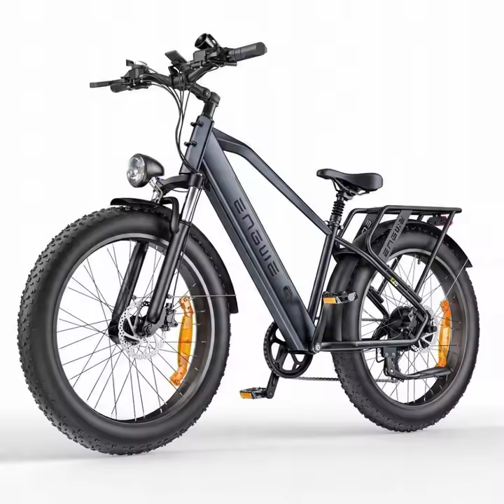 Engwe E26 neumático grueso bicicleta eléctrica MTB 250W 48V 16ah 25km/h 140hp 26" negro - 1