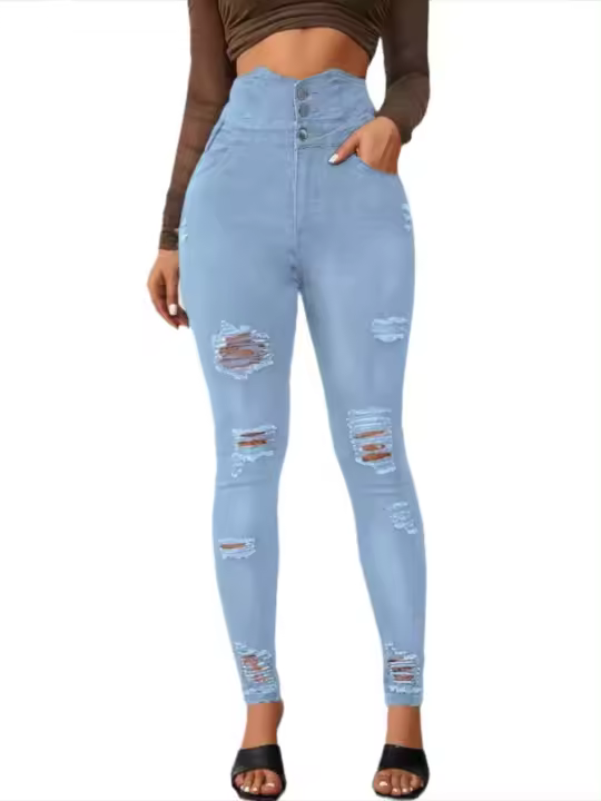 Vaqueros acampanados para mujer Slim Fit, estilo, elegantes y chic Tallas 90s Xxxl - 1