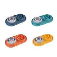 Cuenco de alimentación para mascotas de acero inoxidable, Base de silicona, antilucha Libre, comida para perros y gatos - details 8