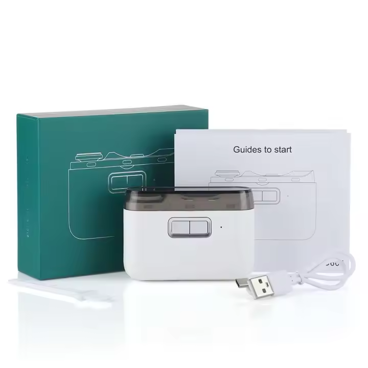 Cortauñas eléctrico con carga USB 2 en 1, automático, tijeras para dedos, iluminación para bebés y adultos - 1