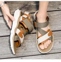 Sandalias de senderismo con plataforma de verano para hombre, sandalias de playa marrones para exteriores, sandalias originales de diseñador de lujo para mujer 2025, sandalias para hombre. - details 6
