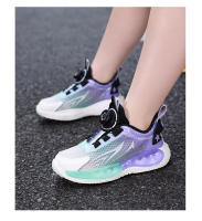 Zapatos deportivos informales para niños de marca de primavera, zapatos ligeros para correr para niños y niñas, zapatillas de deporte con botón giratorio de suela suave para niños - details 14