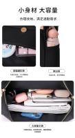 Mochila De Trabajo ligera para mujer, morral de viaje informal, resistente al agua, color negro y rosa - details 14