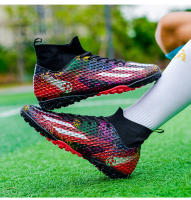 Botas de Fútbol Hombre 2025 Caña Alta con Tacos Largos o Cortos TF |   Antideslizantes, Ligeras y Profesionales – Tallas 34-45 - details 18