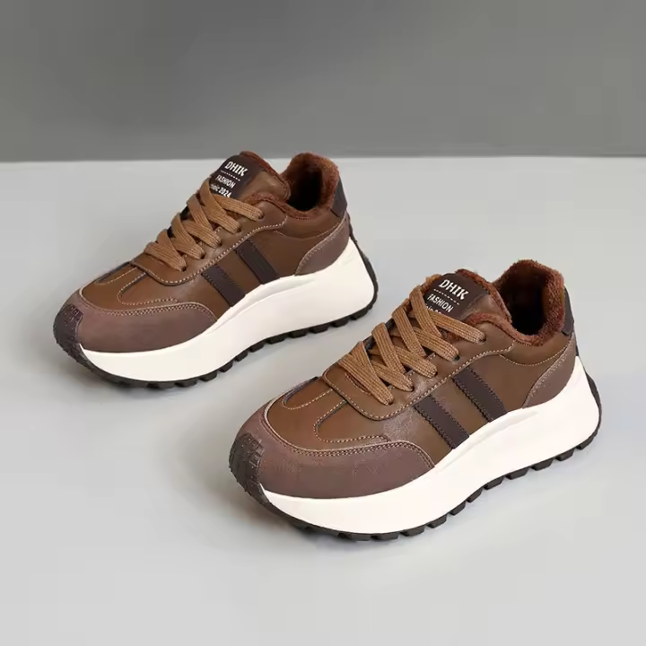 Zapatos de Mesa para Mujer 2024 Suela Gruesa, Estilo Casual, Aumento de Altura, Moda y Deportes - 1