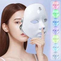 Máscara De Luz LED Para El Rostro Con Carga USB 7 Colores Terapia Fotónica Belleza Anti-Edad Rejuvenecimiento Piel Blanqueadora Cuidado De La Piel - details 1