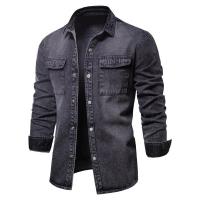 Chaqueta vaquera para hombre, top informal, a la moda, novedad 2024 - details 3