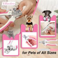 Juego de cepillo de aseo para gatos y perros, cepillo de autolimpieza para mascotas con cortaúñas para mascotas y lima de pulgas, peine para perros, cepillo de baño para mascotas, 7 piezas por juego - details 0