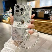 Funda de Teléfono con Patrón de Flor para iPhone Con Correa para Mujeres - details 3