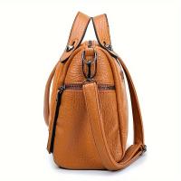 Nuevas carteras elegantes para mujer, bolsos hobo cruzados con tachuelas y bolsos de hombro con asas superiores. - details 1