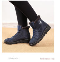 Zapatos de algodón para nieve impermeables antideslizantes, botas cortas de gran tamaño, botas de terciopelo grueso - details 18