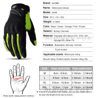 Guantes de Carreras SUOMY de Tamaño Grande XXL Negros con Decoración Elegante Antideslizantes y Transpirables para Moto Cierre de Pulgar Lavables en Agua - details 2