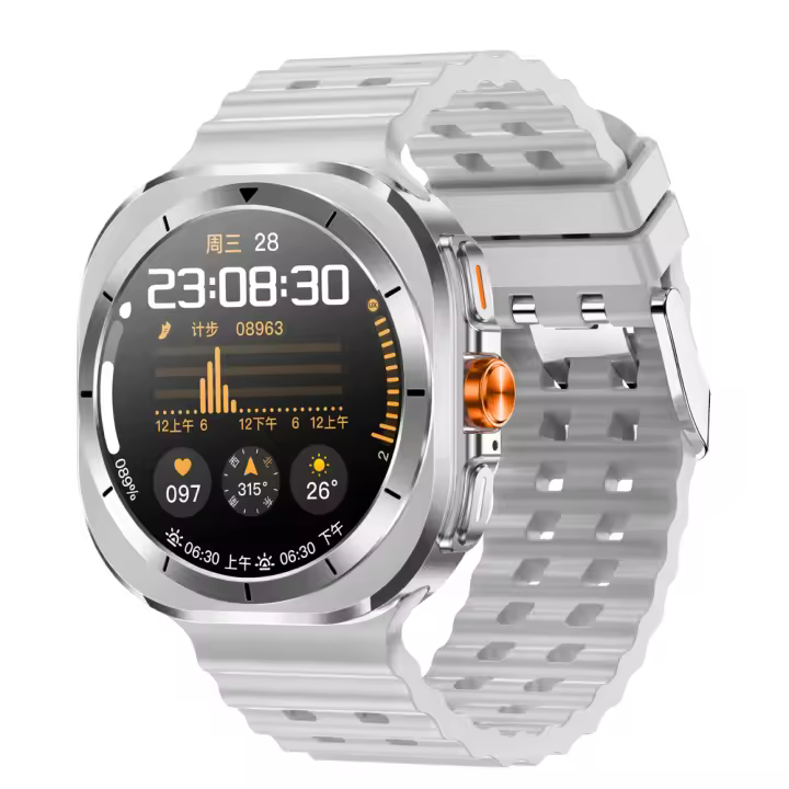 2025 nuevo Z7 Ultra Smartwatch GPS Track SOS llamada de emergencia asistente de voz detección de ritmo cardíaco Smartwatch para Galaxy Watch Ultra - 1