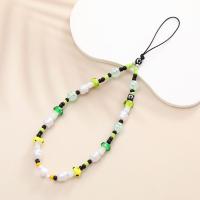 Cordón de teléfono con cuentas hecho a mano, correa de muñeca con cuentas, cadena de teléfono con perlas, eslinga antipérdida colorida, accesorios para teléfono móvil - details 24