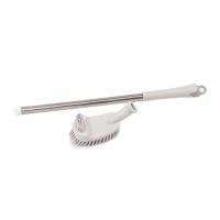 Cepillo individual para inodoro, inodoro súper elástico desmontable de alta calidad, limpieza profunda, mano de silicona, sostenible, blanco o color - details 2