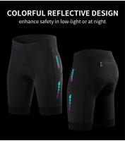 WOSAWE Pantalones de Ciclismo para Mujeres Almohadilla 3D con Bolsillo Secado Rápido - details 8