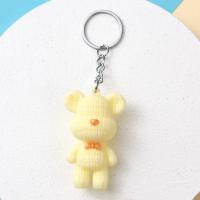 LLavero de oso creativo, oso colorido, superventas, accesorios de llavero colgante - details 2
