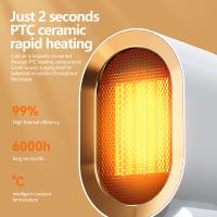 Calentador de 1200W portátil de sobremesa del ventilador de cerámica PTC hogar inteligente calentadores eléctricos Calentador de la máquina para el invierno - details 3