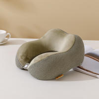 Almohada de viaje – Almohada de cuello para viajes, almohada de apoyo portátil de espuma viscoelástica, cómoda y ligera, paquete rápido para camping, cojín de descanso para dormir - details 4