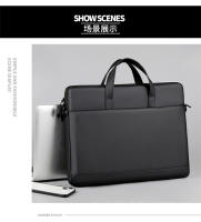 Bolsa interior para tanque, bolsa para computadora de 16 pulgadas, maletín portátil de alta gama con forro de lana gruesa a prueba de golpes, bolsa para computadora portátil. - details 13