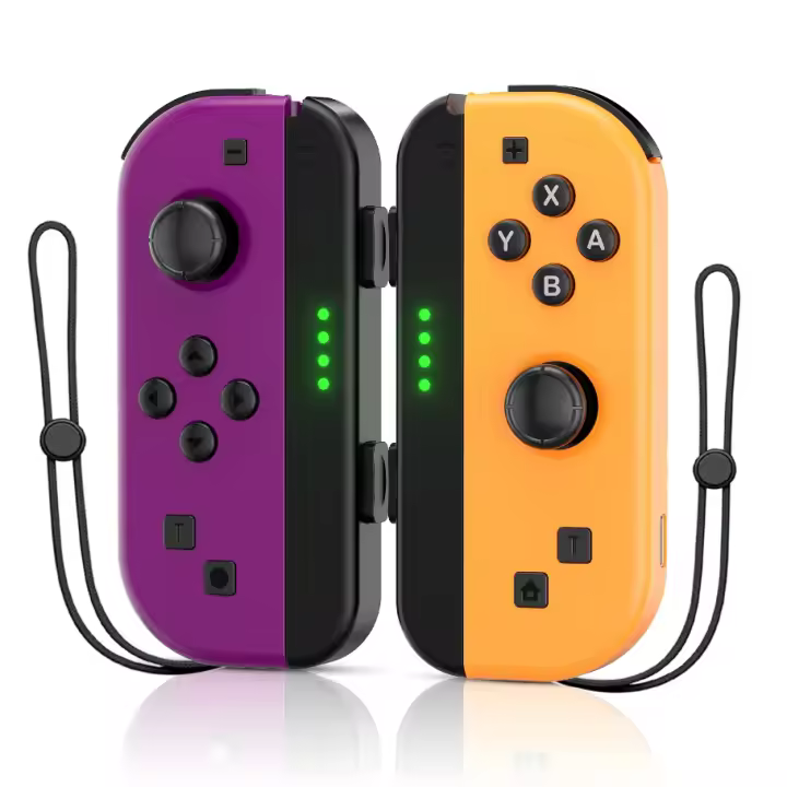 Controlador inalámbrico para Switch LITE OLED Bluetooth Gamepad Joypad Joystick with Mango Izquierdo y derecho Gyro de 6 ejes with Consola de Juegos Trobo Wake Up - 1