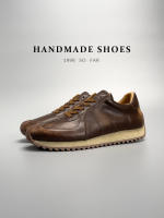 Zapatillas Deportivas de Cuero de Vaca de Alta Gama Calzado Casual para Hombres - details 16