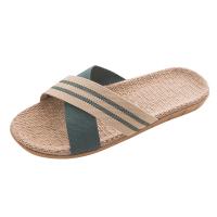 Zapatillas de Lino Antideslizantes para Hombres Pantuflas de Playa para el Hogar - details 1