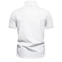Polos de mezcla de algodón con estampado degradado de nuevo diseño para hombres Polos de manga corta de moda de verano para hombres - details 2