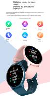 Reloj inteligente para hombres: llamadas, frecuencia cardíaca, sueño, clima, deportes, pantalla táctil y larga duración de bater - details 7
