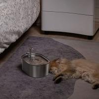 Fuente de agua para Gato inteligente de 3,2 L, dispensador automático de agua para mascotas de bajo ruido, bebedero de agua ovalado de gran capacidad para vacaciones - details 2