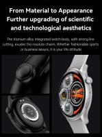 HK85-reloj inteligente para hombre y mujer, accesorio de pulsera resistente al agua IP67 con control del ritmo cardíaco, Pantalla AMOLED 1,43, seguimiento de actividad deportiva - details 3