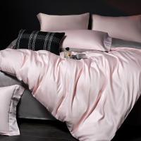 Elegante Juego de Ropa de Cama de Algodón Egipcio Antibacteriano 5A Diseño Sólido de Algodón de Alta Cuenta Tamaño de Reina Ropa de Cama de Algodón Plano - details 5