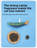 C002 viene con hierba gatera, varios peces simulados y juguetes para gatos - details 2