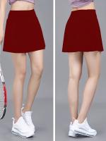 Falda Corta Deportiva para Mujer para Tenis, Bádminton, Yoga - Estilo Atlético Casual, Color Sólido, Mezcla de Poliéster y Spandex Elástico, Lavable a Máquina - Primavera/Verano/Otoño - details 28