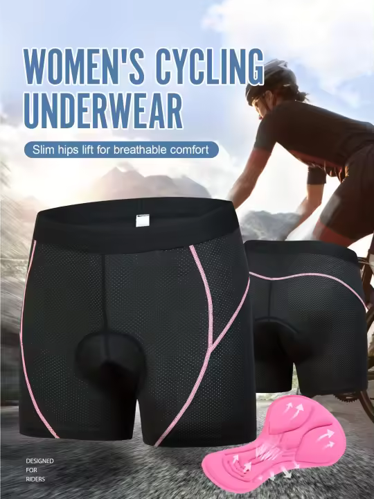 Ropa deportiva para mujer: pantalones cortos de ciclismo de verano de silicona antigolpes con soporte para levantar las caderas - ¡Perfectos para correr, hacer yoga y más! - 1