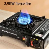 Encendido automático de alta potencia, resistente al viento, ahorro de energía, aleación, estufa de gas portátil de doble propósito, suministros de camping - details 4