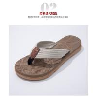 Chanclas de verano para hombre, sandalias con tiras de tela, antideslizantes, sensación de pisar mierda, zapatillas frescas informales para exteriores - details 3