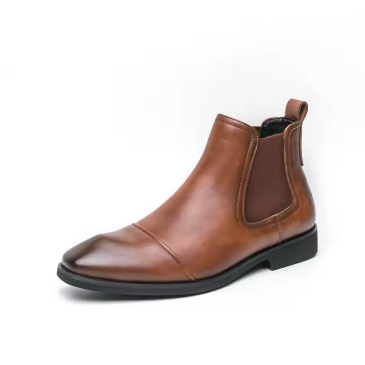 Botas Chelsea con estilo simple clásico conjunto de pies botines casuales de negocios británicos - 1